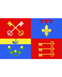 Bandiera: Fr département Vaucluse | Vaucluse | Département du Vaucluse | bandiera paesaggio | 2,16&nbsp;m² | 120&nbsp;×&nbsp;180&nbsp;cm 