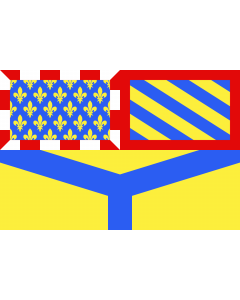 Flag: Yonne |  landscape flag | 2.16m² | 23sqft | 120x180cm | 4x6ft 