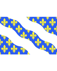 Bandiera: Fr département Yvelines | Yvelines | Département des Yvelines | Banniel departamant an Yvelines | Evelinae | Drapèu Yvelines | bandiera paesaggio | 1,35&nbsp;m² | 90&nbsp;×&nbsp;150&nbsp;cm 