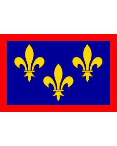 Flag: Anjou in France |  landscape flag | 0.06m² | 0.65sqft | 20x30cm | 8x12in 