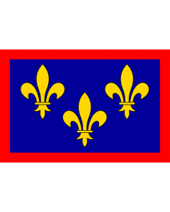 Flag: Anjou in France |  landscape flag | 2.16m² | 23sqft | 120x180cm | 4x6ft 