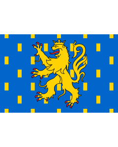 Flag: Franche-Comté |  landscape flag | 1.35m² | 14.5sqft | 90x150cm | 3x5ft 