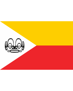 Flag: Marquesas Islands, part of French Polynesia |  landscape flag | 2.16m² | 23sqft | 120x180cm | 4x6ft 