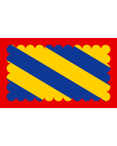 Flag: French province of Nivernais |  landscape flag | 1.35m² | 14.5sqft | 90x150cm | 3x5ft 