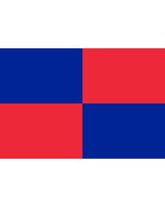Flag: Short-lived Kingdom of Nuku Hiva from July 3 to July 26, 1835. In the Marquesas Islands |  landscape flag | 1.35m² | 14.5sqft | 90x150cm | 3x5ft 