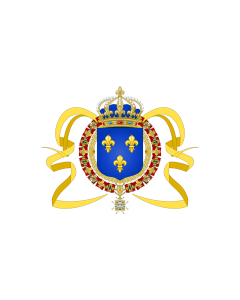 Flag: Pavillon LouisXIV |  landscape flag | 0.06m² | 0.65sqft | 20x30cm | 8x12in 