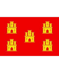 Flag: French province of Poitou |  landscape flag | 1.35m² | 14.5sqft | 90x150cm | 3x5ft 