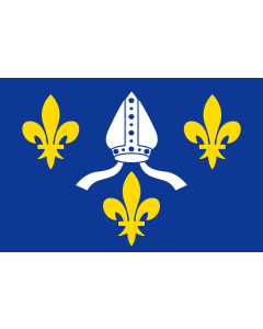 Flag: French province of Saintonge |  landscape flag | 0.06m² | 0.65sqft | 20x30cm | 8x12in 