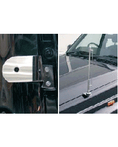 Estátor para estandartes del coche de chromo (para la parte izquierda del coche), artonillar