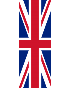 Flag: United Kingdom |  portrait flag | 6m² | 64sqft | 400x150cm | 13x5ft 