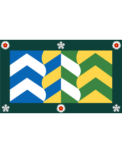 Flag: Cumbria |  landscape flag | 1.5m² | 16sqft | 100x150cm | 3.5x5ft 