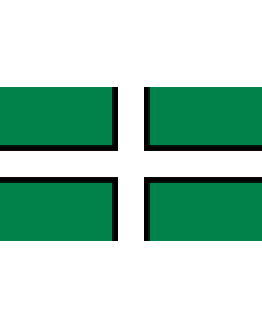Flag: Devon |  landscape flag | 1.5m² | 16sqft | 100x150cm | 3.5x5ft 