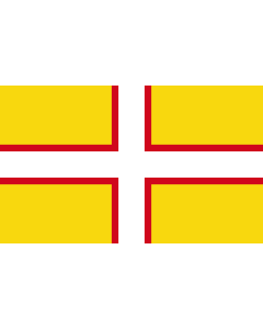 Flag: Dorset |  landscape flag | 1.35m² | 14.5sqft | 90x150cm | 3x5ft 