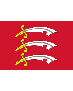 Flag: Essex |  landscape flag | 1.35m² | 14.5sqft | 90x150cm | 3x5ft 