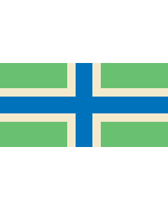 Flag: Gloucestershire |  landscape flag | 1.35m² | 14.5sqft | 80x160cm | 30x60inch 