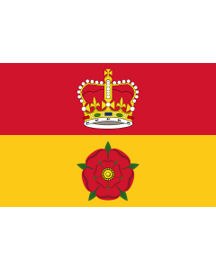 Flag: Hampshire |  landscape flag | 2.4m² | 26sqft | 120x200cm | 4x7ft 
