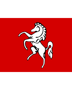 Flag: Kent |  landscape flag | 1.35m² | 14.5sqft | 100x130cm | 40x50inch 