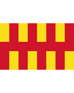 Flag: Northumberland |  landscape flag | 2.4m² | 26sqft | 120x200cm | 4x7ft 
