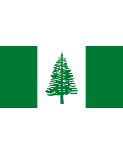 Flag: Norfolk |  landscape flag | 1.35m² | 14.5sqft | 80x160cm | 30x60inch 
