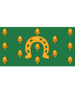 Flag: Rutland |  landscape flag | 2.4m² | 26sqft | 110x210cm | 45x85inch 