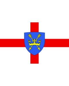 Flag: Suffolk |  landscape flag | 1.35m² | 14.5sqft | 90x150cm | 3x5ft 