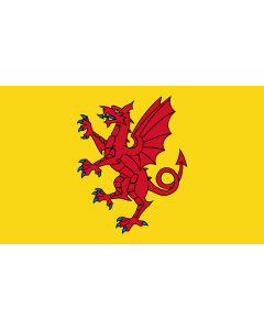 Flag: Somerset |  landscape flag | 1.35m² | 14.5sqft | 90x150cm | 3x5ft 