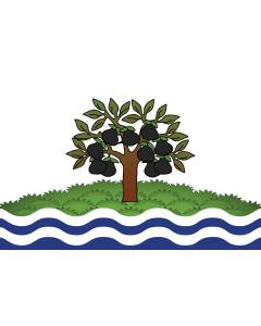 Flag: Worcestershire |  landscape flag | 2.4m² | 26sqft | 120x200cm | 4x7ft 