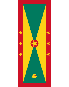 Bandera de  Granada |  bandera vertical | 6m² | 400x150cm 
