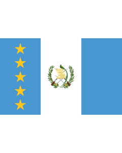 Bandera: Estandarte del presidente de Guatemala |  bandera paisaje | 1.35m² | 90x150cm 
