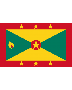 Indoor-Flag: Grenada 90x150cm