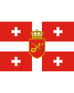 Flag: Main Military flag of the Georgian Armed Forces |  landscape flag | 1.35m² | 14.5sqft | 90x150cm | 3x5ft 