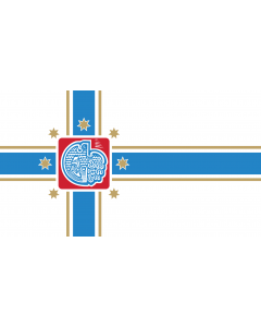 Flag: Tbilisi City |  landscape flag | 2.16m² | 23sqft | 120x180cm | 4x6ft 