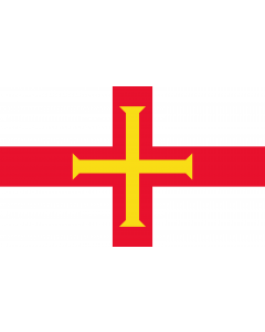 Flag: Guernsey |  landscape flag | 3.75m² | 40sqft | 150x250cm | 5x8ft 