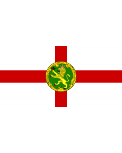 Flag: Alderney |  landscape flag | 0.06m² | 0.65sqft | 17x34cm | 7x14inch 