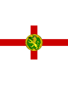 Bandera: Alderney | Couleu de Aurni |  bandera paisaje | 1.35m² | 80x160cm 