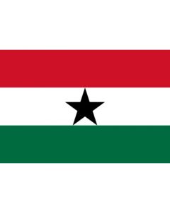 Flag: Ghana 1964 |  landscape flag | 2.16m² | 23sqft | 120x180cm | 4x6ft 