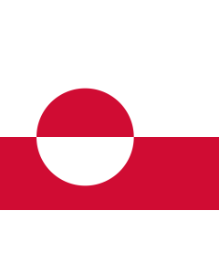 Flag: Greenland |  landscape flag | 0.06m² | 0.65sqft | 20x30cm | 8x12in 