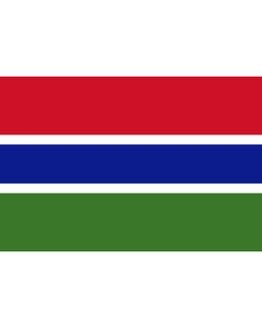 Flag: Gambia |  landscape flag | 2.16m² | 23sqft | 120x180cm | 4x6ft 