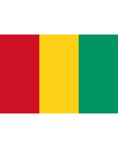 Flag: Guinea |  landscape flag | 2.16m² | 23sqft | 120x180cm | 4x6ft 