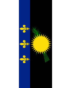 Drapeau: Guadeloupe |  portrait flag | 6m² | 400x150cm 