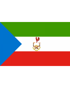 Flag: Equatorial Guinea 1973-1979 | Guinée équatoriale 1978-1979 | Guinea Ecuatorial 1978-1979 | Guiné Equatorial 1978-1979 |  landscape flag | 2.16m² | 23sqft | 120x180cm | 4x6ft 
