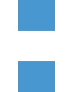Vertical Hanging Beam Flag: Guatemala |  portrait flag | 3.5m² | 38sqft | 300x120cm | 10x4ft 