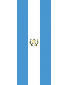Vertical Hanging Swivel Crossbar Banner Flag: Guatemala | portrait flag | 3.5m² | 38sqft | 300x120cm | 10x4ft