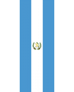 Vertical Hanging Beam Flag: Guatemala | portrait flag | 6m² | 64sqft | 400x150cm | 13x5ft
