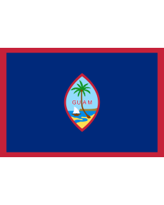 Flag: Guam |  landscape flag | 0.06m² | 0.65sqft | 20x30cm | 8x12in 