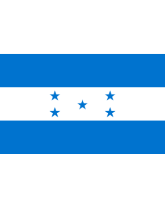 Bandera: Honduras |  bandera paisaje | 3.75m² | 150x250cm 