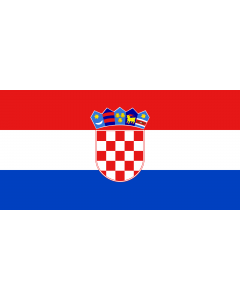 Flagge: XL Croatia for discussion | Croatia  |  Querformat Fahne | 2.16m² | 100x200cm 