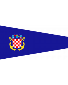 Flagge: Large Plamenac zapovjednika flotile ratnih brodova  |  Querformat Fahne | 1.35m² | 80x160cm 