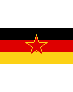 Flag: Image by User R-41 of the former Yugoslav German minority flag |  landscape flag | 1.35m² | 14.5sqft | 80x160cm | 30x60inch 