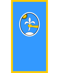 Bandera de  Grožnjana | Municipality of Grožnjan | Gemeinde Grožnjan | Comune di Grisignana | Općine Grožnjana | Občine Grožnjana |  bandera vertical | 2.16m² | 120x180cm 